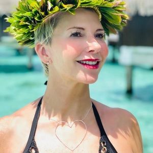 Sterling silver handmade heart necklace